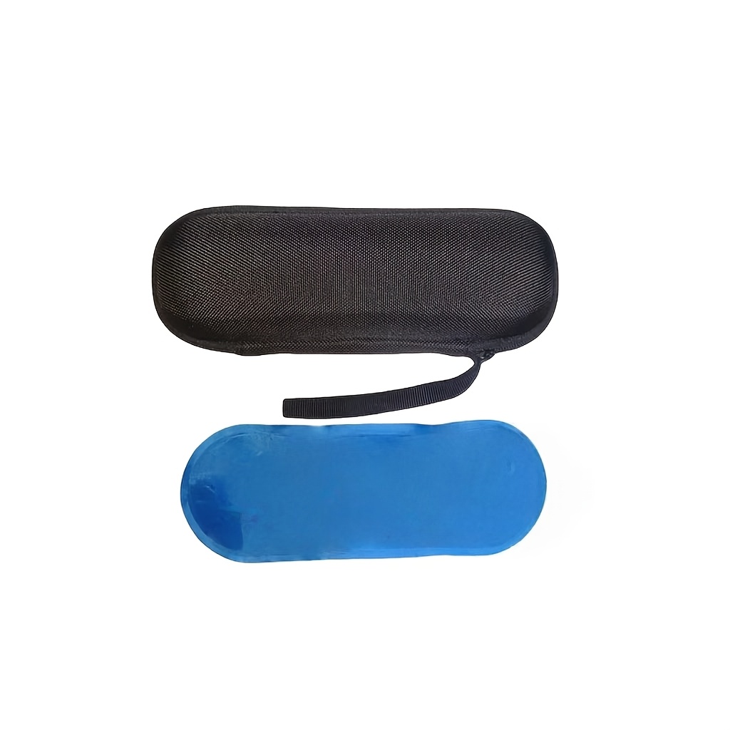 Image of (accessories Only) A Portable Mini Insulin Bag-outdoor Camping And Traveling Portable Bag, With 1pc Ice Pack, Lightweight And , Waterproof Eva Material, Hand-