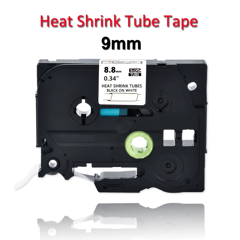 TEMU Heat Shrink Tube Tape Compatible For Brother Heat Shrink Tube Tape Hsc231 Hsc221 Hsc211 Hsc631 Hsc621 Hsc611 For Pte300 Pte500w 6/9/12mm Heat