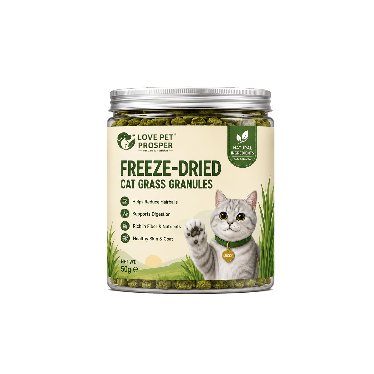 TEMU [ ] Freeze-dried Cat Grass , Cat Grass Tablets, Gentle Hairball Relief, Cat Treats, Mint Biscuits, Boost Pet Appetite, Support , Cat Grass