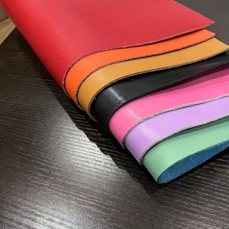 

2pcs Thickness About 1.8mm Multiple Two-layer Cowhide Leather, Suitable For Sewing, Making Wallets And Handicrafts Etc Handmade Diy