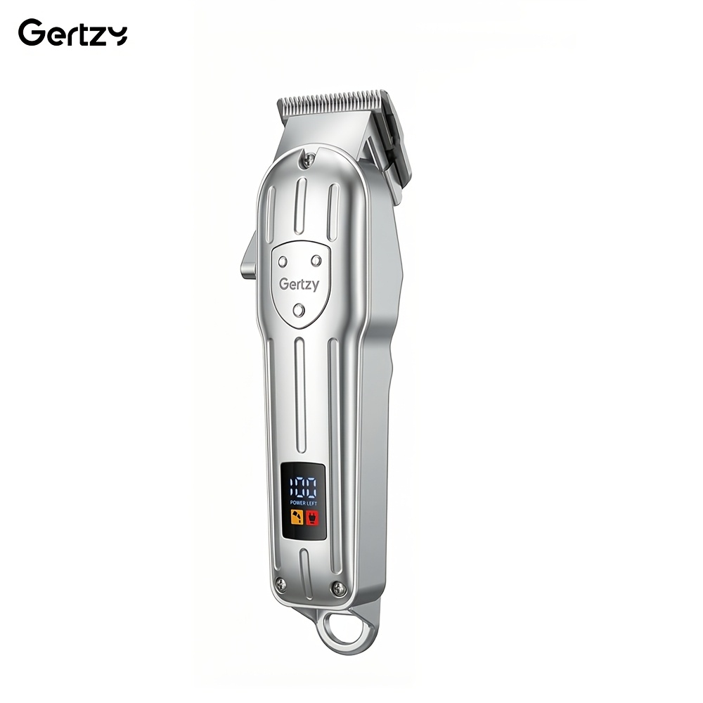 Image of Professional Cordless Electric Hair Clipper For Men, Featuring Display And Multiple Limit Combs, Designed For Easy Hair Cutting At For Home Or In Salons, With Usb Charging For Portability