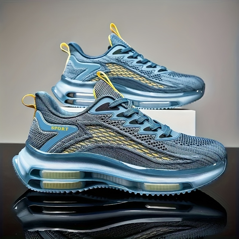 Image of Men's Fashion Breathable Casual Sports Shoes Outdoor Cushion Skate Shoes Running Shoes