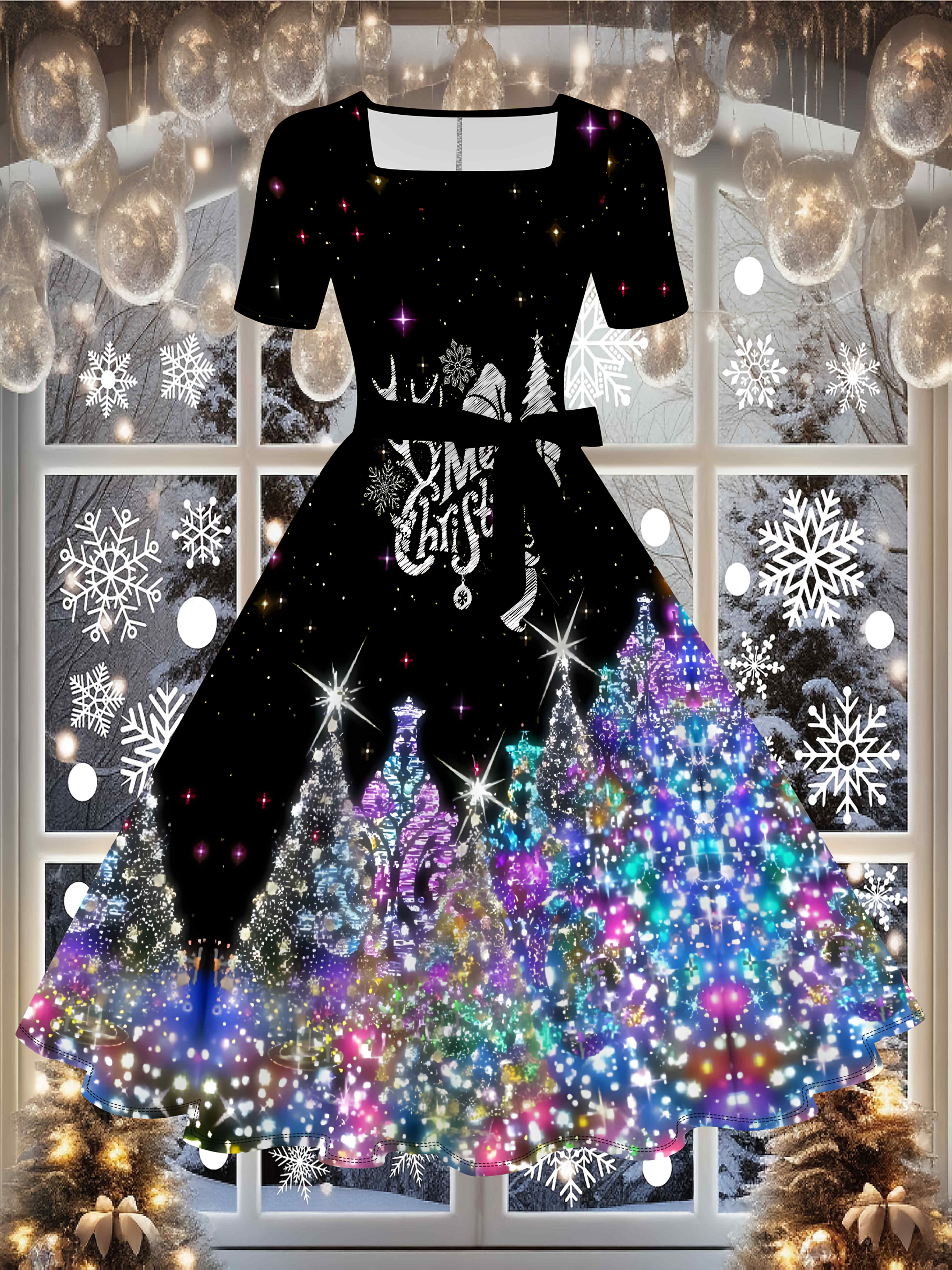 christmas dresses women sold on Temu United States