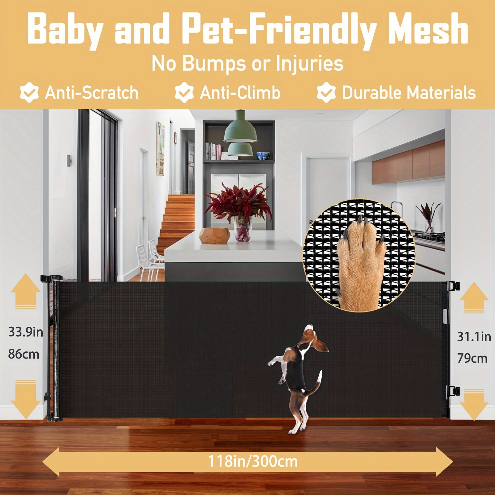 Deals Mesh baby/pet gate