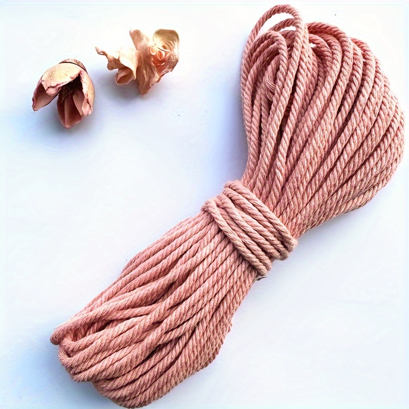 Crafts Cord Hemp Ropes Bundle The Ropes Thick Thin Rope DIY Tote Bag Cotton  Rope Hand Made Decorative Cotton Thread White Rope - (Color: D10mm