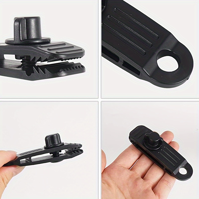 8pcs Tarp Clips Heavy Duty Locking Clamp Thumb Screw Tent Clips Tarp