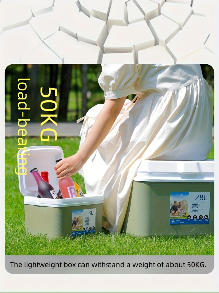 [Portable Ice Bucket] Portable Fresh-Keeping Refrigeration Ice Bucket | Commercial Outdoor Car Picnic