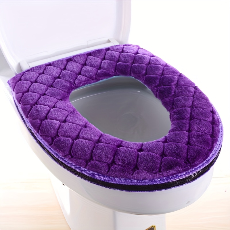 Image of Toilet Seat Pad Thickened Washable Toilet Mat For Home Use