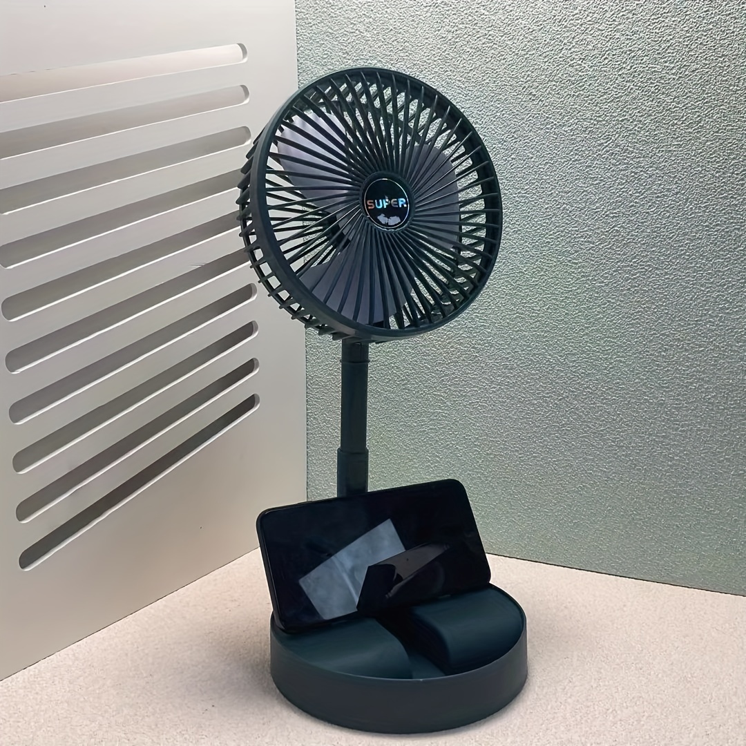 

Portable Desktop Fan Usb Small Fan Round Fan Desktop Charging Fan Portable Camping Dorm Fan