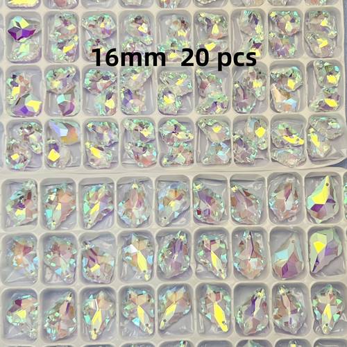 16 22mm ab color 15 20pcs stars butterflies glass pendant parts pendant lights hanging window christmas tree decoration wedding decoration hanging crystal beads diy decorative hanging ornaments