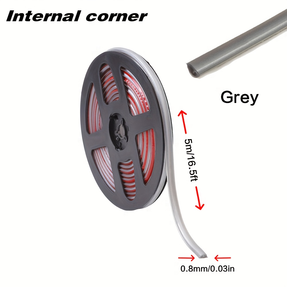 TEMU Caulk Tape Waterproof Self Adhesive, Bathroom Accessories Sealant Strip Caulk Strip Caulking Tool, Caulking Sealing Tape For Kitchen Countertop,