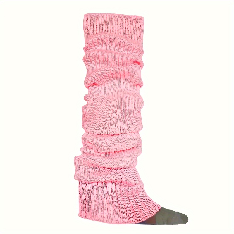A Pair Of Straight-stripe Warm Cuff Socks