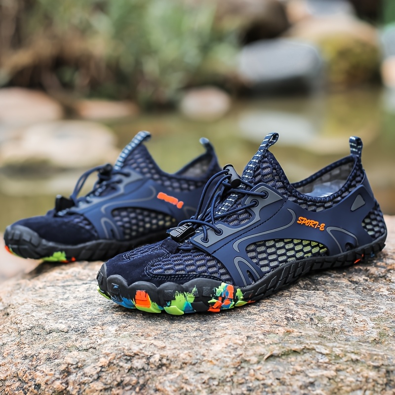 TEMU Men's Outdoor Canyoning Shoes - Retro Design Hiking Shoes - Non-slip And Wear-resistant - Lightweight And Breathable - Suitable For Canyoning,