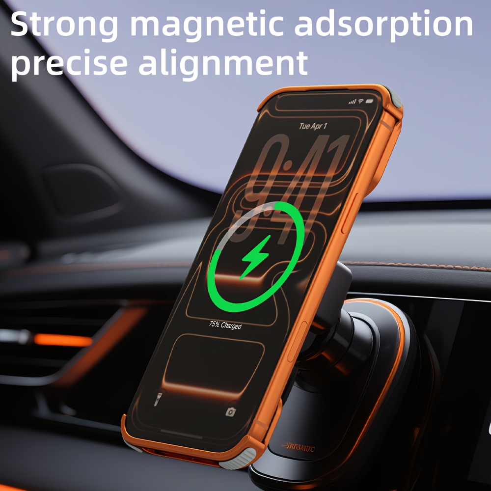 Phone Case - Compatible with Iphone 17/Iphone 17 Pro Max/Iphone 17 Air/Iphone 17 Pro[Metal Invisible Magnetic Stand Case]360-Degree Rotating Magnetic Stand with Borderless Hollow Heat Dissipation Protection Case