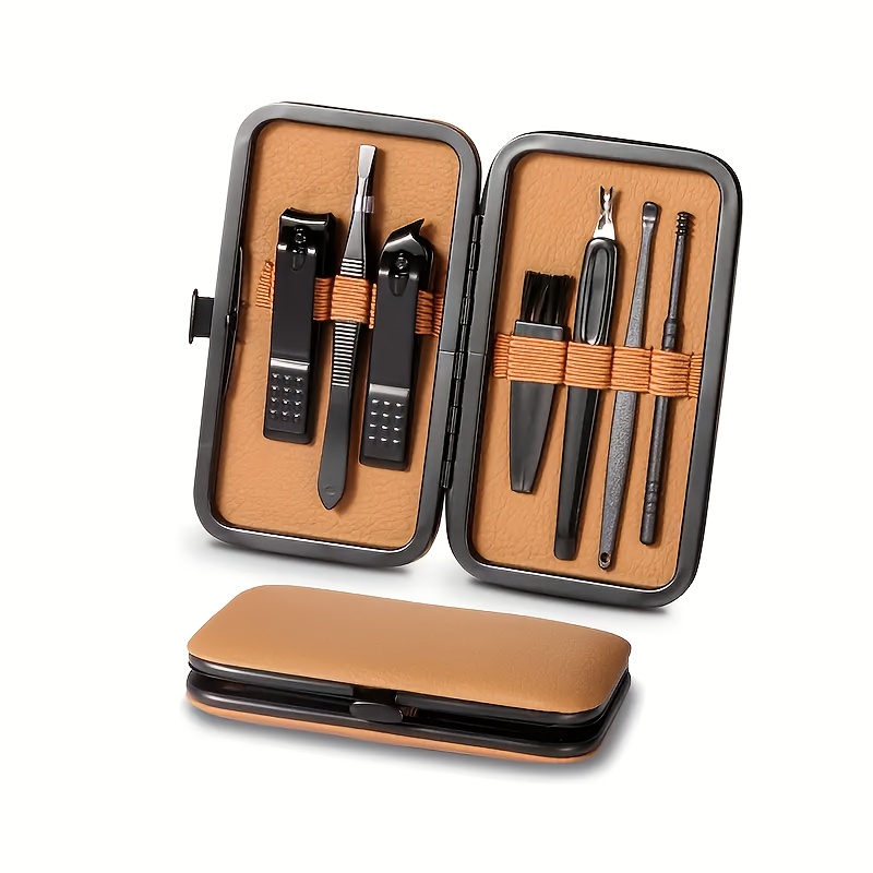 Manicure Set 7 Needs - Premium Stainless Steel Nail And Toenail Scissors With Files, Deluxe | Elegant Nail Tools | Durable Construction ，for Toenail& Foot Clean