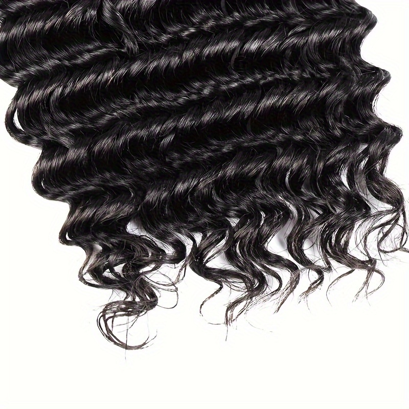 Deep Wave Bulk Human Hair Braiding (1 Pack 2 Bundles) No - Temu