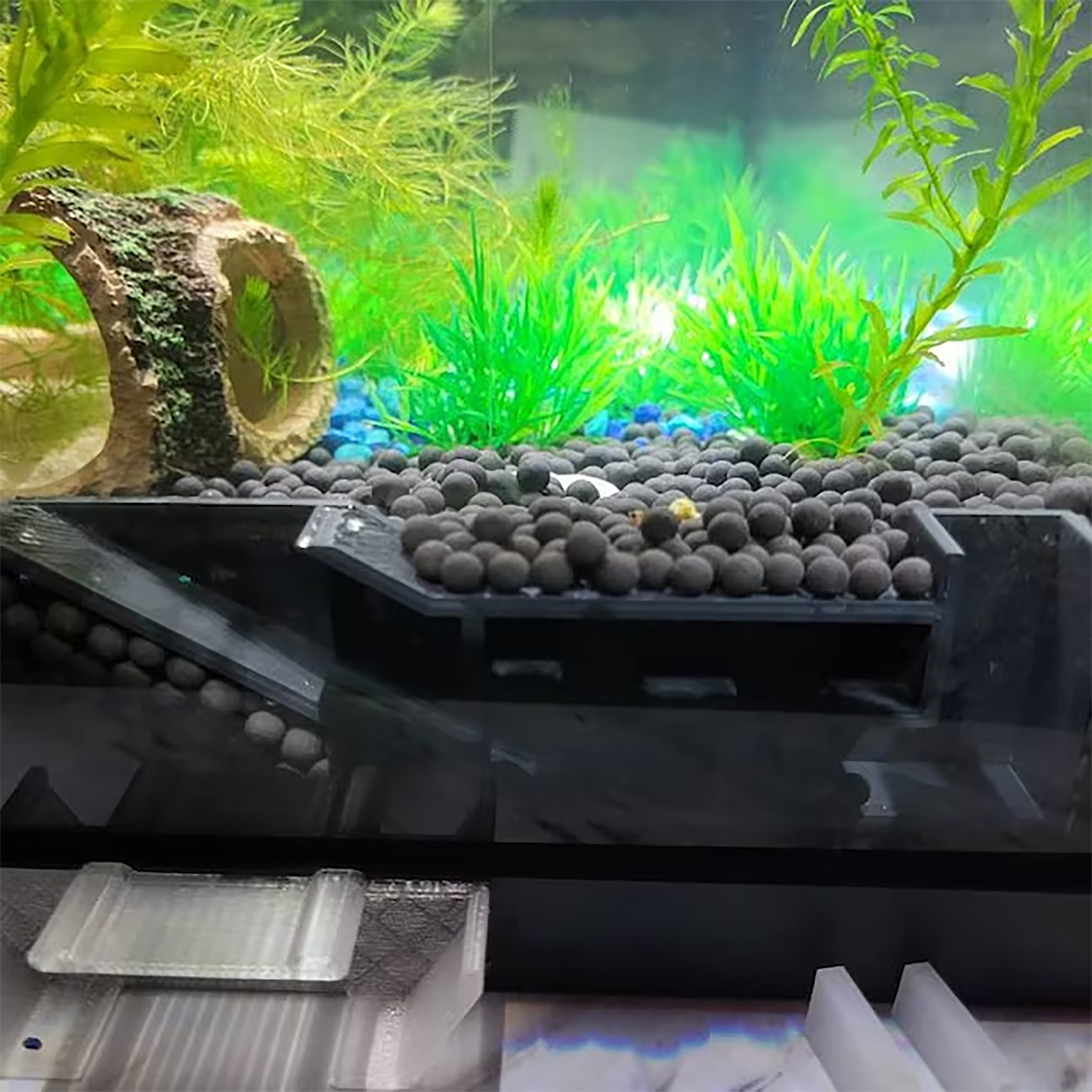 Fish And Shrimp Party Tunnel Fish Tank Accessories Aquarium