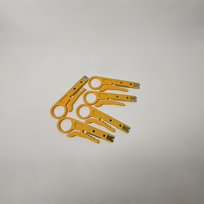 TEMU Set da 5 pezzi di utensili per spelare e crimpare , stile , per fai da te , installazione cablaggi, manutenzione e lavori di ristrutturazione