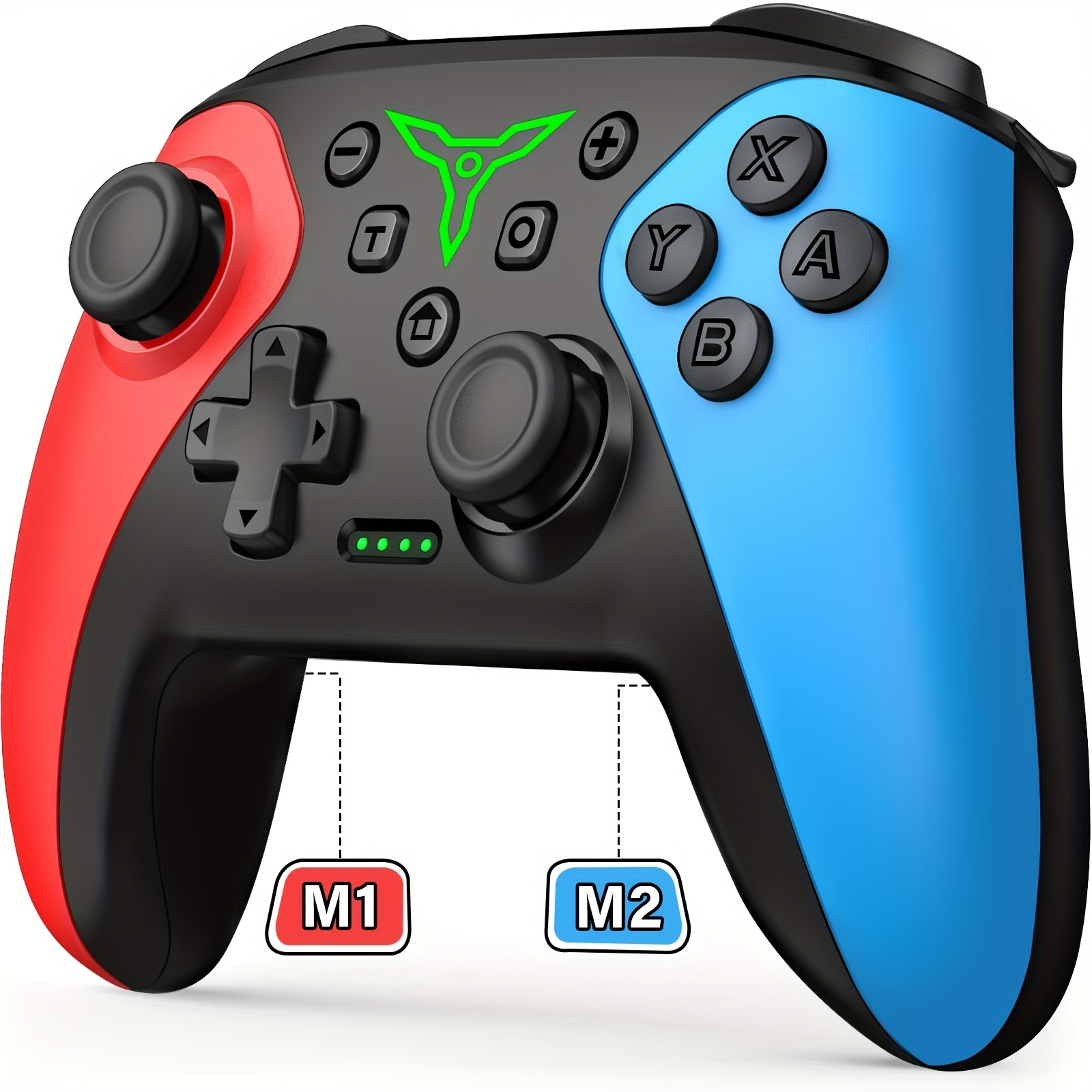 For Switch/lite/oled Controller, Switch Controller With A Mouse Touch Feeling On Back Buttons, Extra With , Programmable, Turbo Function With Free Gift(6pcs Joystick Caps), Christmas Gift