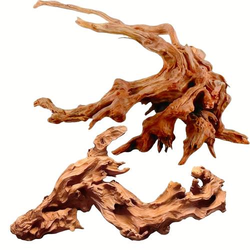 driftwood for aquarium decoration sinking wood fish tank ornaments suitable for aquariums and reptile tanks random shape