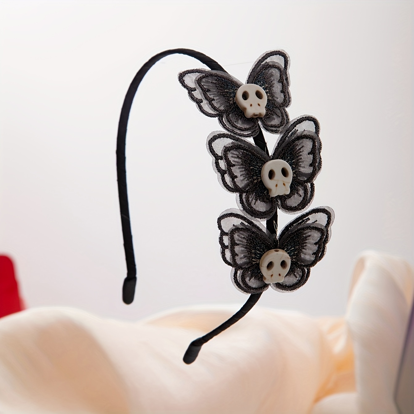 Image of 1 Thin Headband Fashion Personality Halloween Party Headband Hair Clip Temperament Hair Accessories Headgear Manufacturing Tools For Ladies Decorative Gifts Suitable For Everyday Holiday Wear