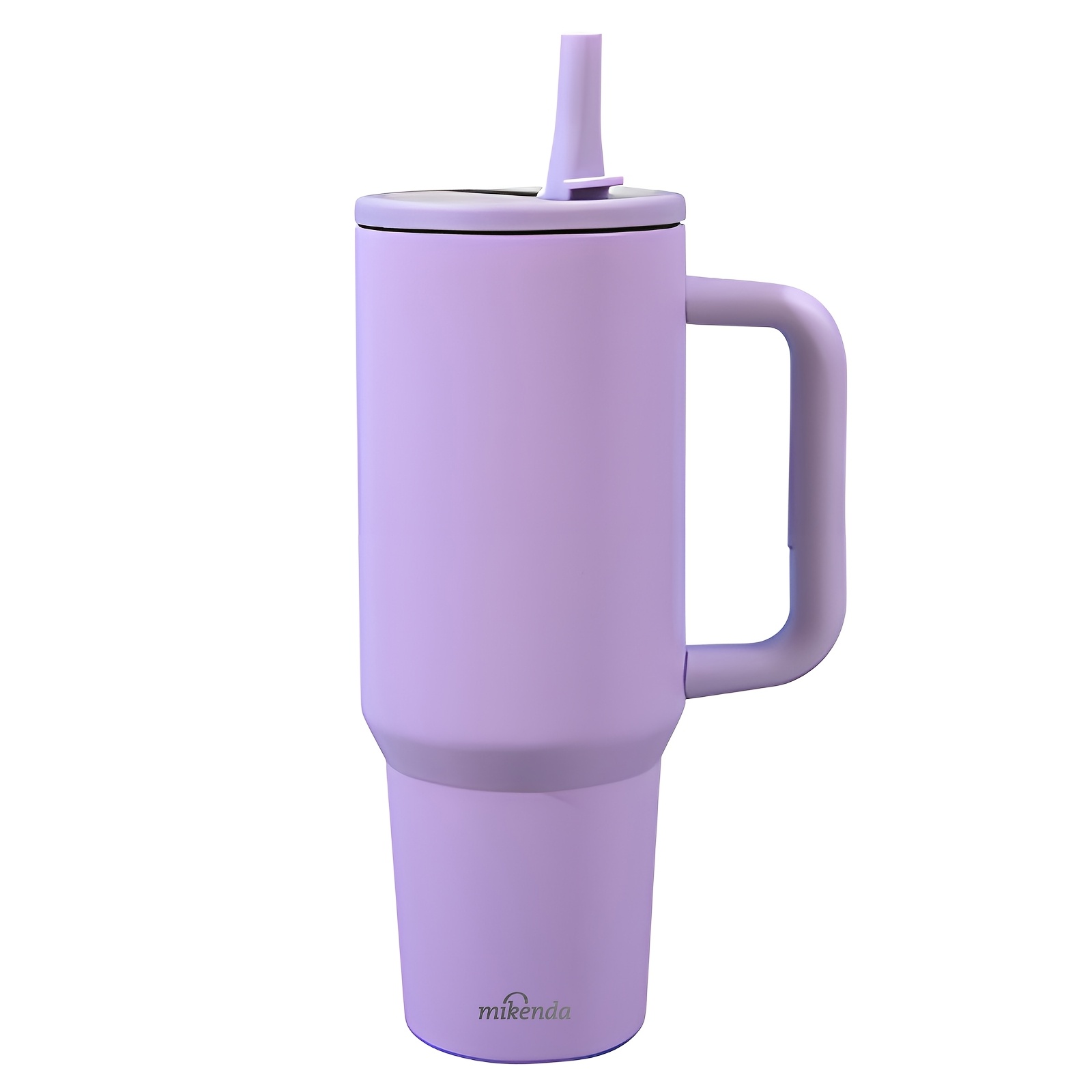 TEMU 1pc Stainless Steel Insulated Tumbler With Lid And Straw, Double Wall, 6 Colors , Hot 12h/cold 24h, Suitable For Home, Office, Car, And Travel,