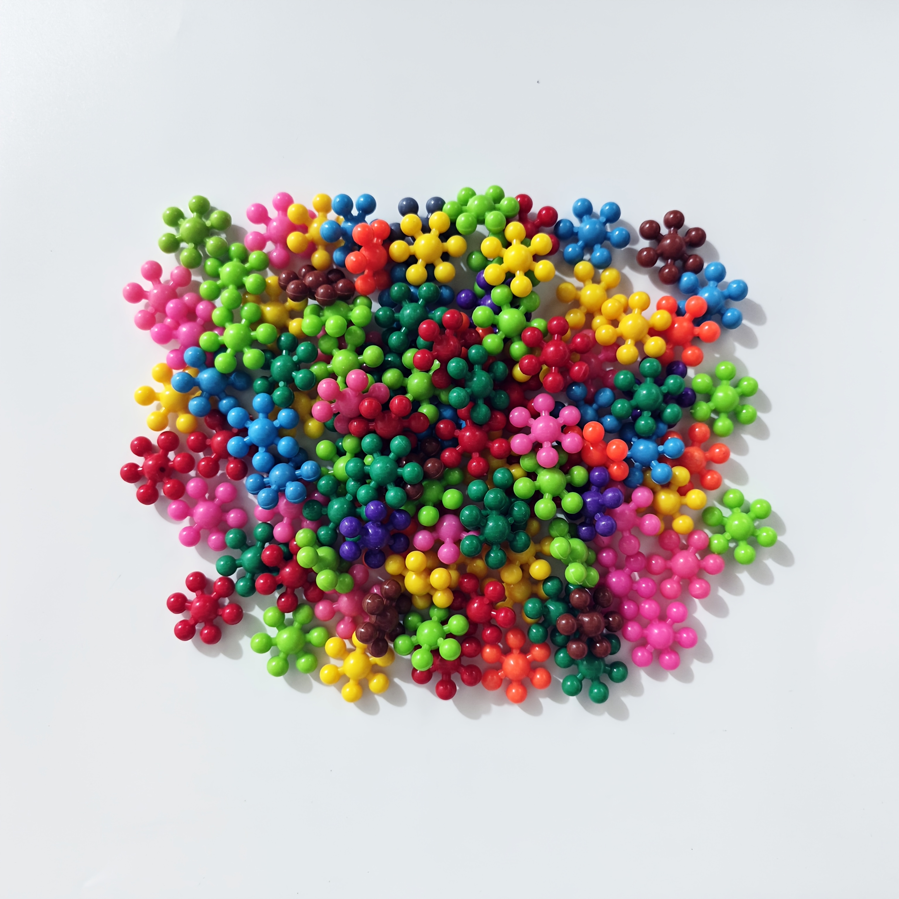 TEMU 100pcs Random Colors Creative Plum Building Blocks, Puzzle Science And Education Fun Puzzle Toys, Exercise Creative , , Imagination, Holiday