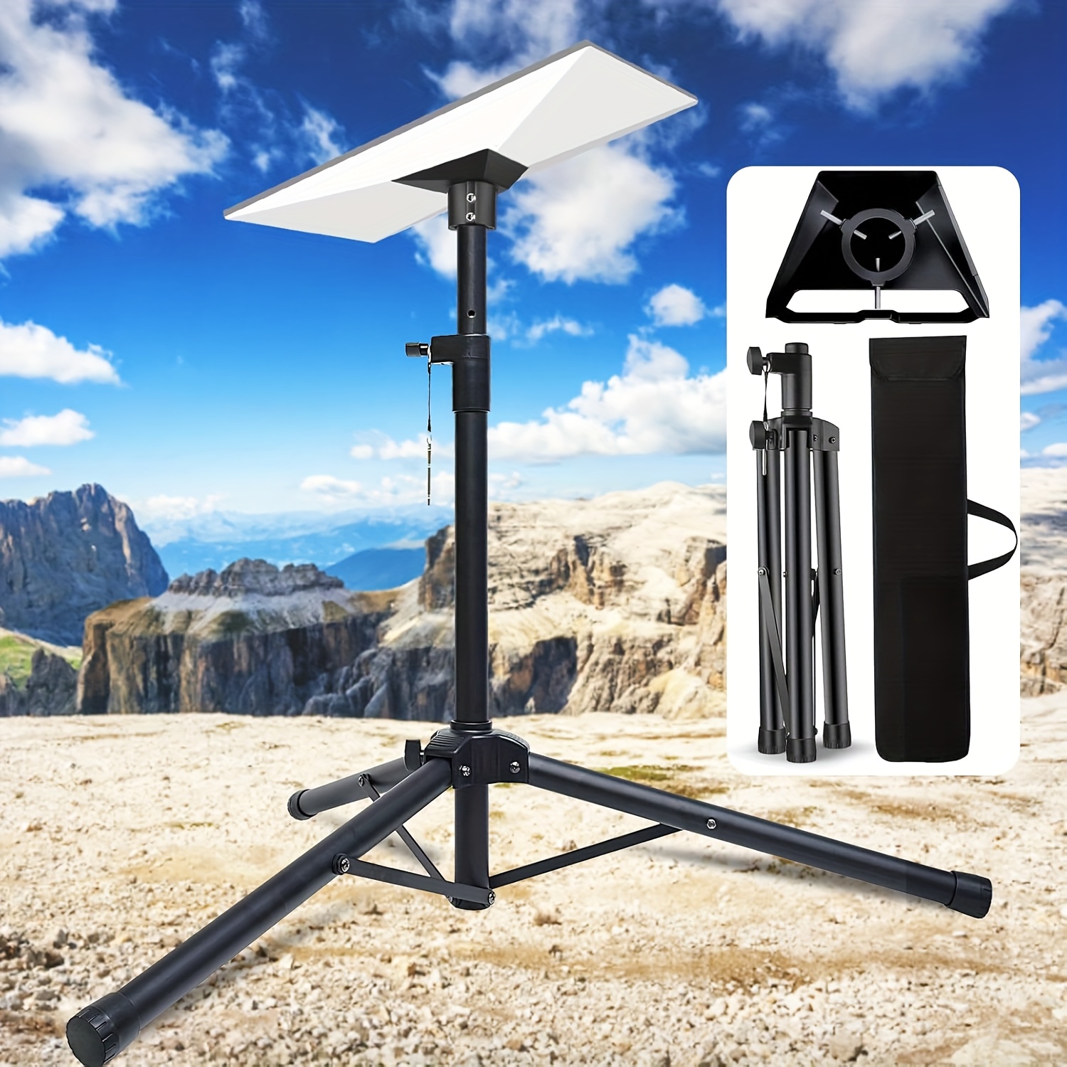 Support de trépied Starlink Gen 3, support de trépied réglable et robuste avec support de pôle Starlink compatible avec Starlink Gen 3, kit de montage de trépied Starlink Gen 3