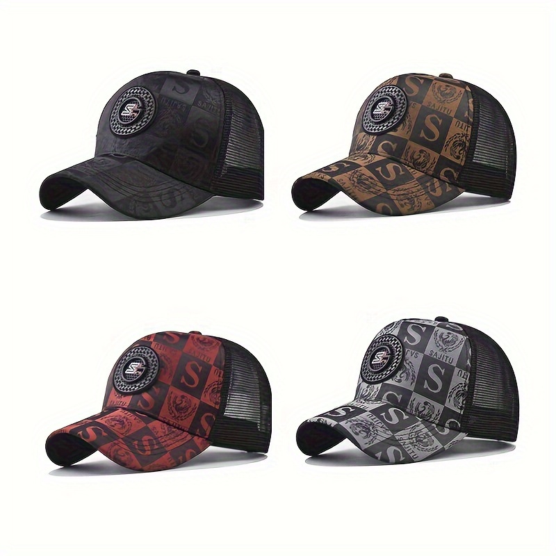 

Men's Trend Embroidered Baseball Cap Mesh Breathable Hat Women' Duck Hat Visor Hip Hop Hat Trucker Hat Men'