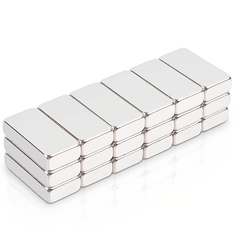 TEMU 5pcs X 5mm Square Magnets | Fridge Magnets, Ideal For Boxes, Kitchens, Envelopes, Home Use - Metal, Brand: