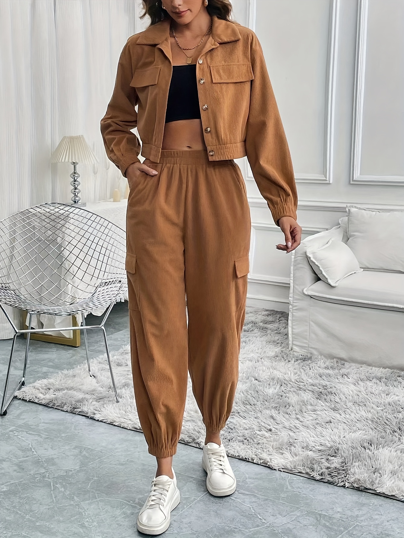 Fashion Outfit Pantalon Beige Mujer Invierno Outfit Abrigo Camel