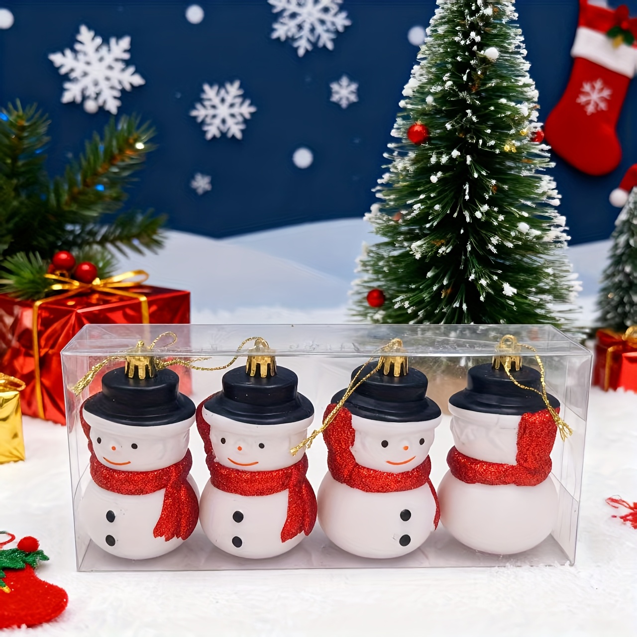 TEMU Christmas Decoration : The "smiling" Snowman, To The Holiday