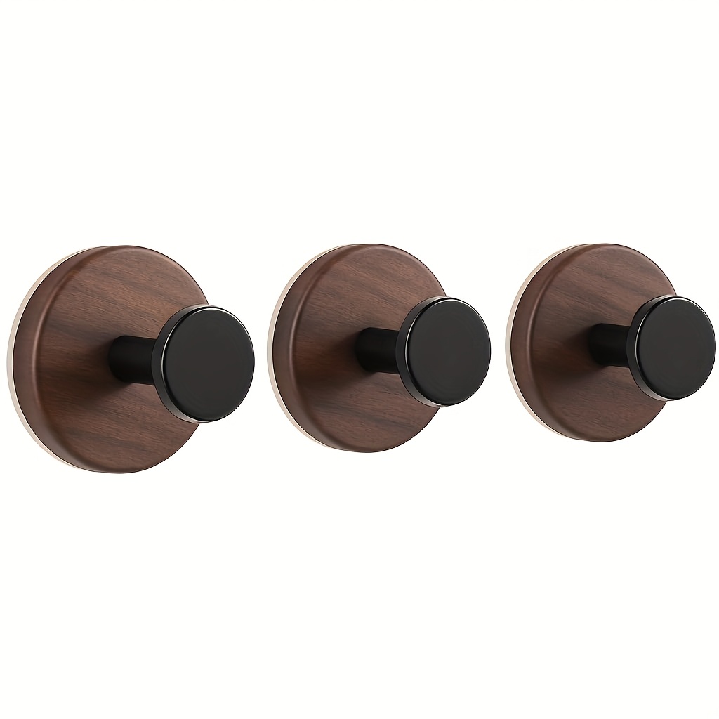 Temu 3 Darabos KoszorúAkasztó Szett BejáRati AjtóRa | TapadóKorongos AkasztóK AjtóKoszorúKhoz üVegre, Ablakra éS FelüLetekre, IdeáLis KaráCsonyra,-image