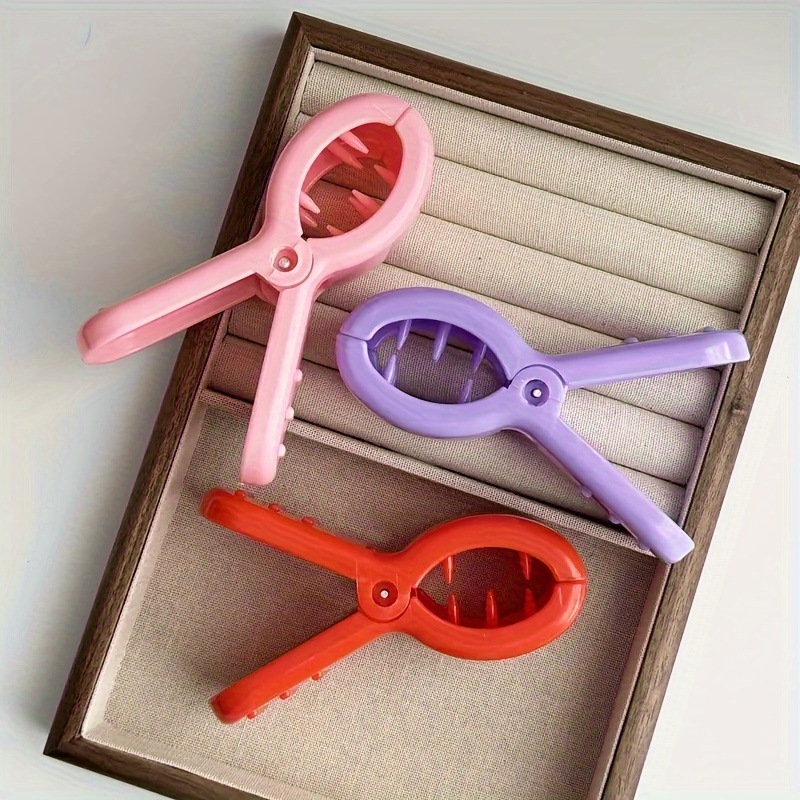 

Festive Valentine's Day Hair Clips: Cute And Sweet Elliptical Plastic Clips For High Ponytails