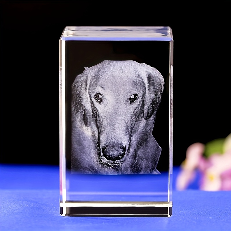 TEMU Personalized Inner Carved Picture Pet Custom Photo , Commemorative Cat/dog Special Meaning, Holiday Anniversary Gift, Christmas Present
