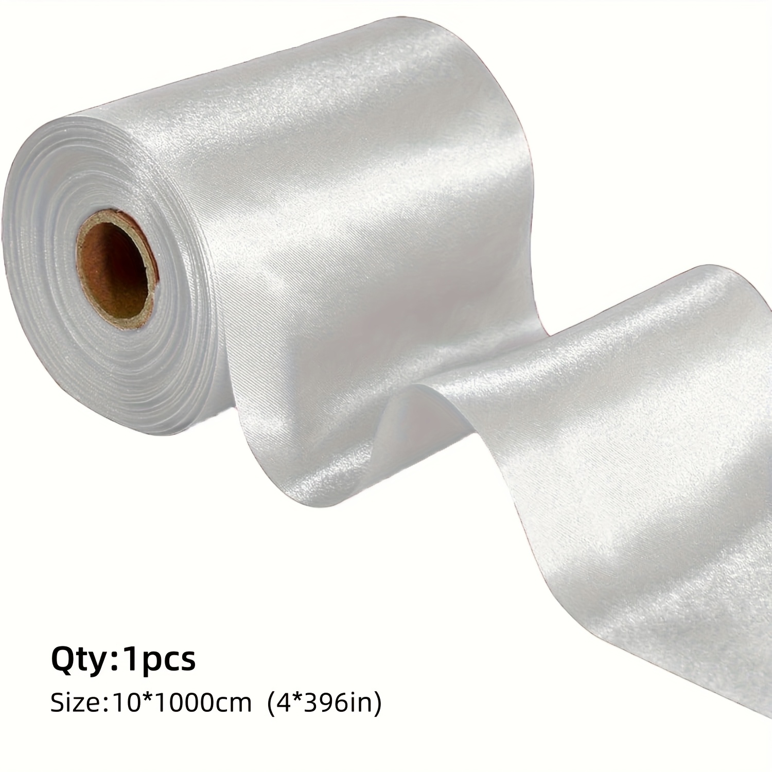 TEMU 1 Rouleau de Tissu Satin et Confortable, 1000 cm/11 /396 po de Longueur, Tissu Satin Uni à Soi- en Couleurs : Rouge, Rose, . - Idéal pour