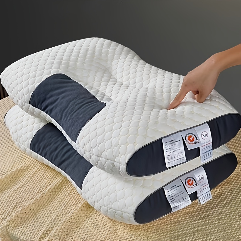

Cozy Ergonomic Cervical Pillow - Odorless, Contour Support For Side, Back & Stomach Sleepers, Machine Washable