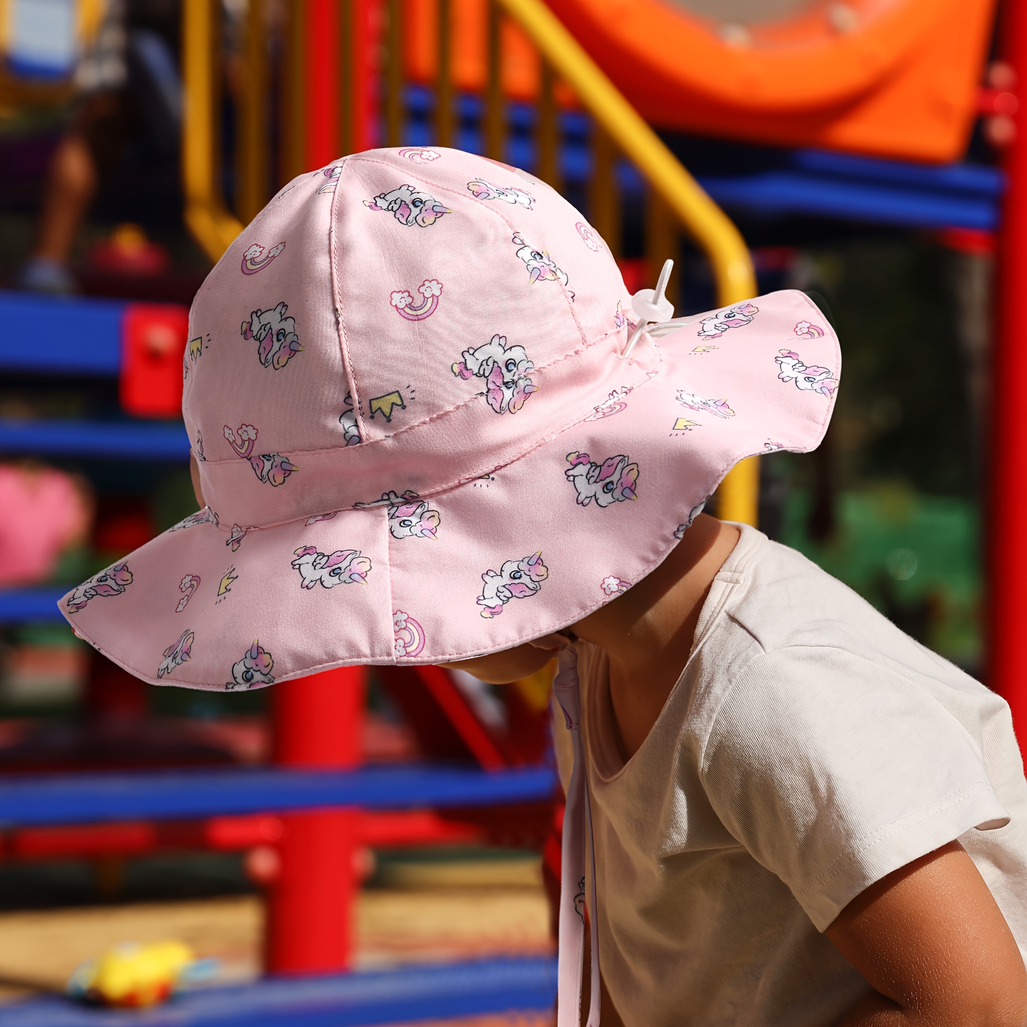 1pc Kids Sun Hat Boys Sun Hat Girls Beach Hat,Kids Bucket Hat Wide