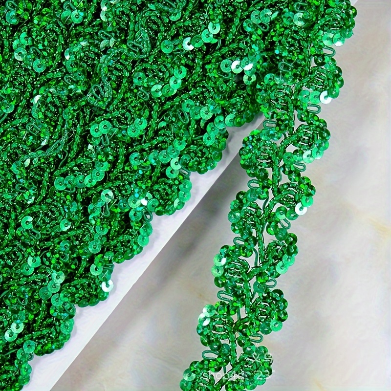 Image of 200cm Laser Sequin Lace Weaving Ribbon Decoration Accessory Shining Hollow