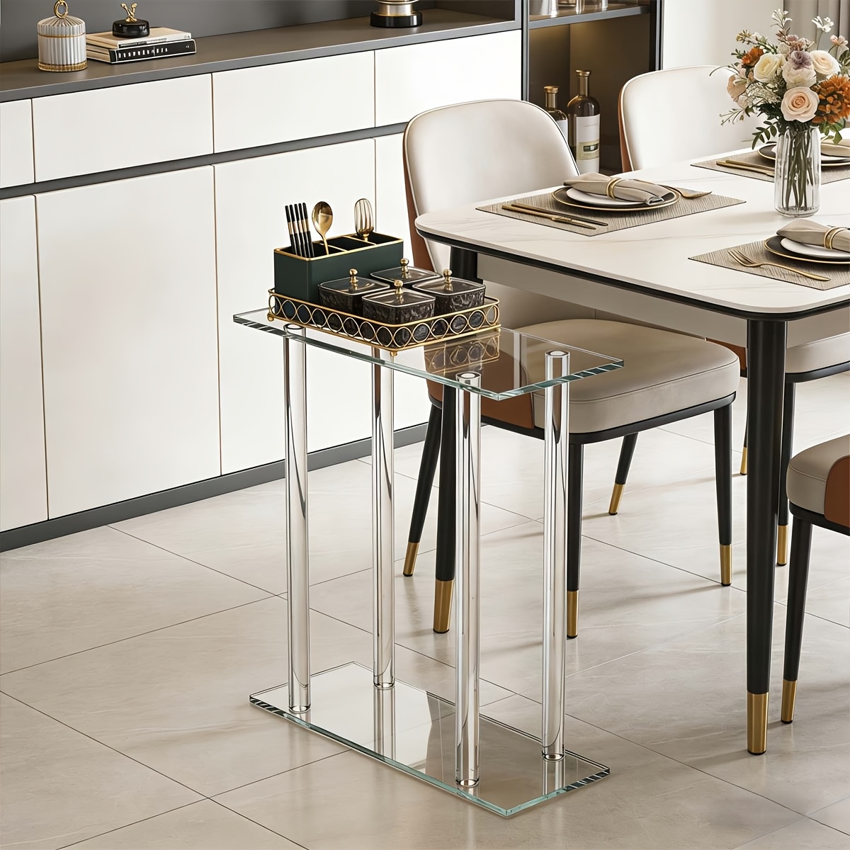 Narrow Console Table, Small Entryway Foyer Table