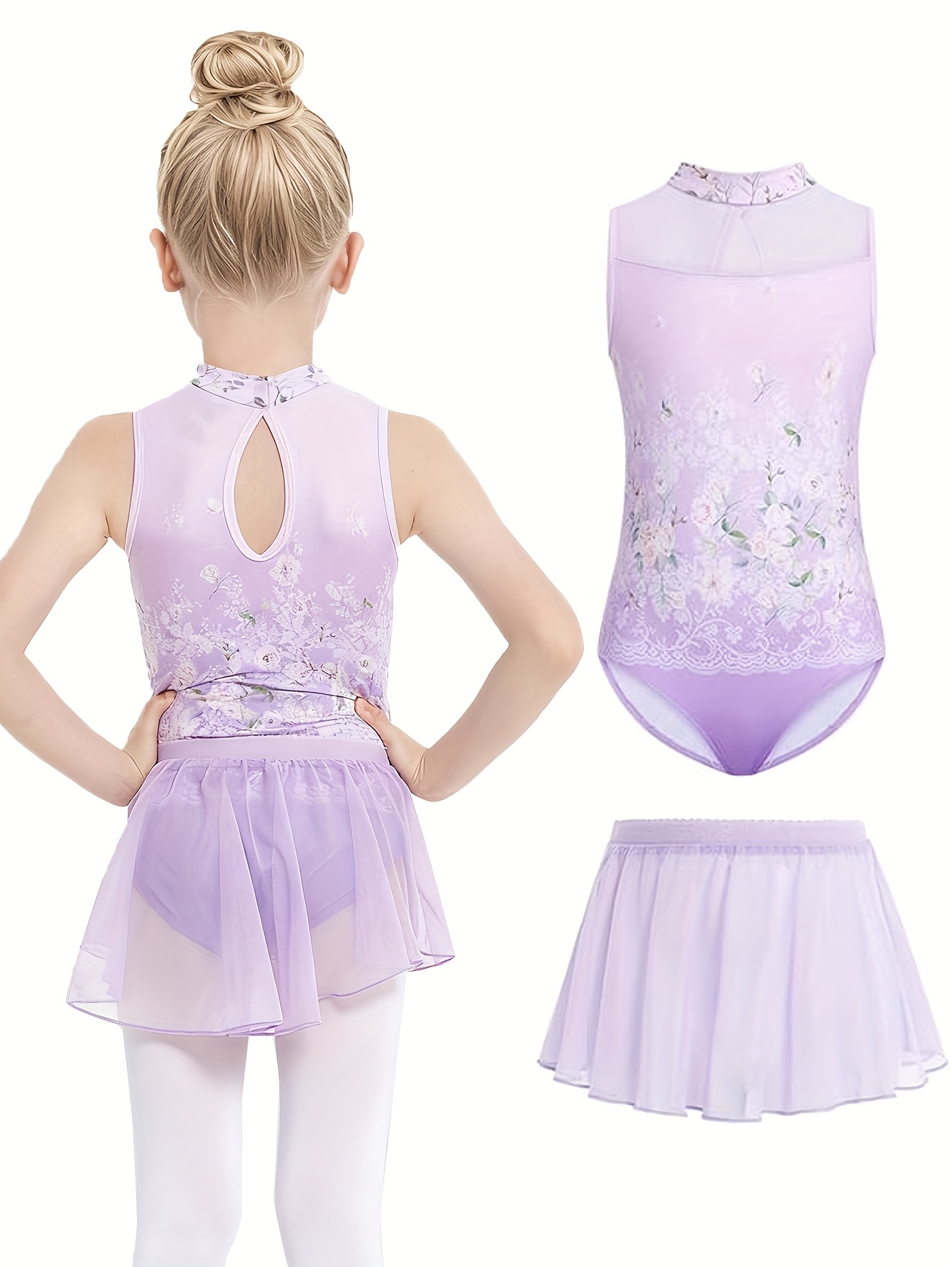 CHICTRY Mädchen Kleid Ballettkleid Kinder Ballett Trikot Ballettanzug
