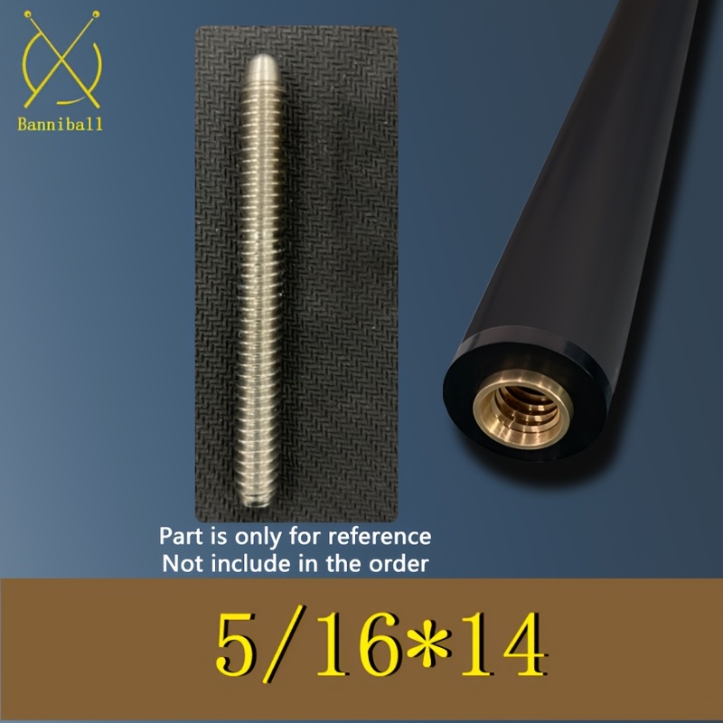 1pc banniball カー プールクーシャフト、12.4mmチップod、3/8