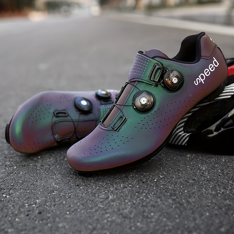 sneakers mens professional cycling shoes rotary   solid color   changing cycling shoes   bike shoes lock   womens professional cycling shoes