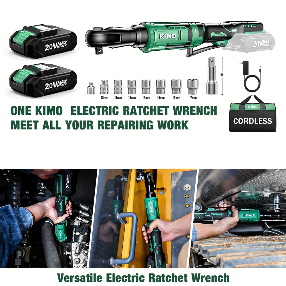20v Cordless Kimo Ratchet KIMO 20V 3/8
