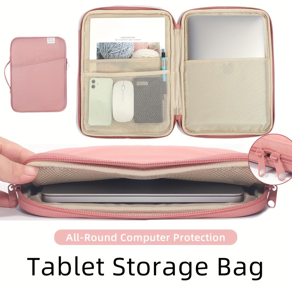 

9-11 Inch Tablet Case, Universal Tablet Tote Bag, And Exterior, Carrying Handle, And Office Supply Pocket, Laptop Accessories For Travel And Work