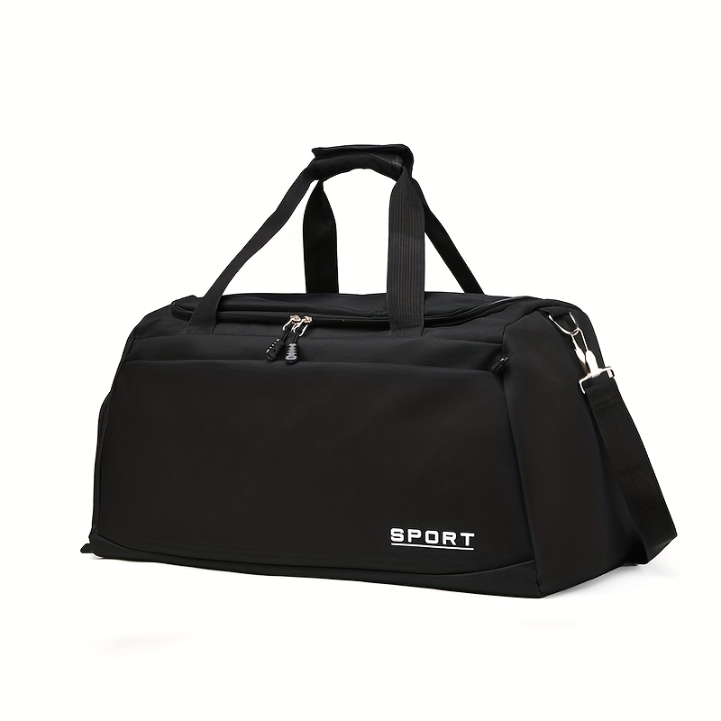E-shop Sportliche Freizeitreisetasche mit Unabhängigem Schuhfach, Verstellbarem Schultergurt, Integrierten für Fitnessstudio, Schwimmen, Yoga &