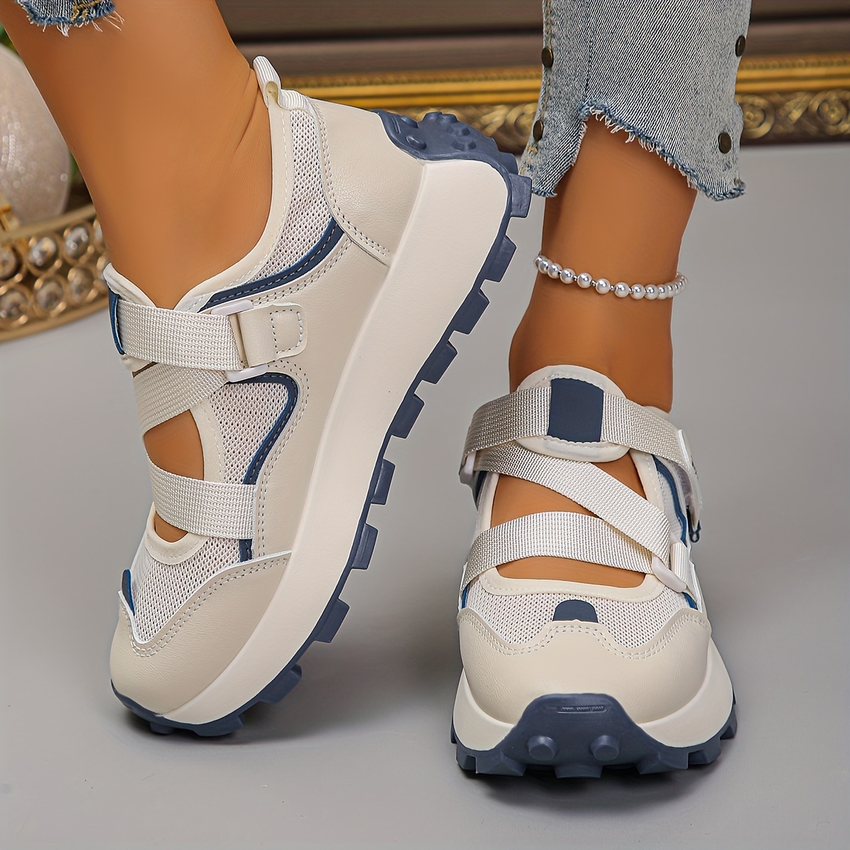 Summer Hollow Mesh Breathable Casual Athletic Shoes