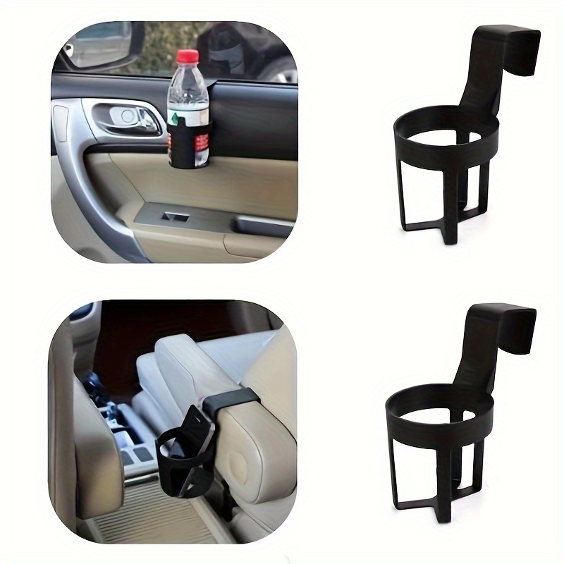 

2-piece Car Cup Holder Coasters - Secure Drink Grip For Safe Driving