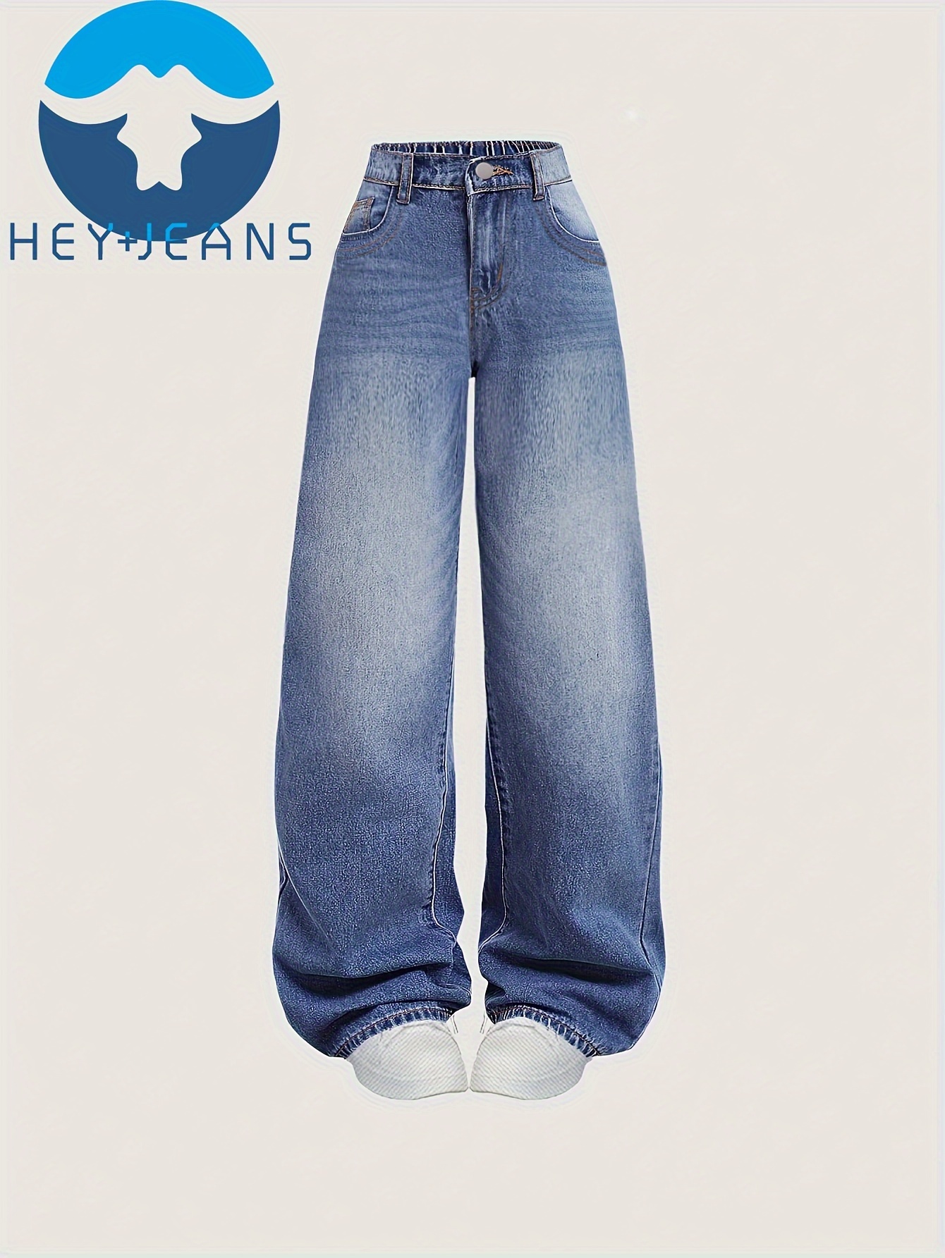 jeans pantalones vaqueros anchos adolescentes Temu Uruguay