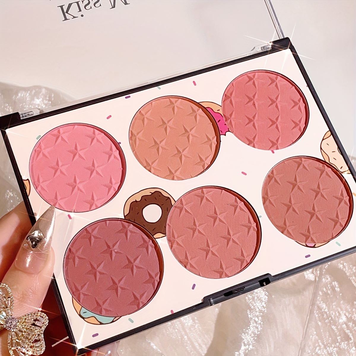 

6-color Blush Palette, Matte Finish, Natural Long-lasting, Highly Pigmented, Daily Multicolor Makeup Contouring Kit